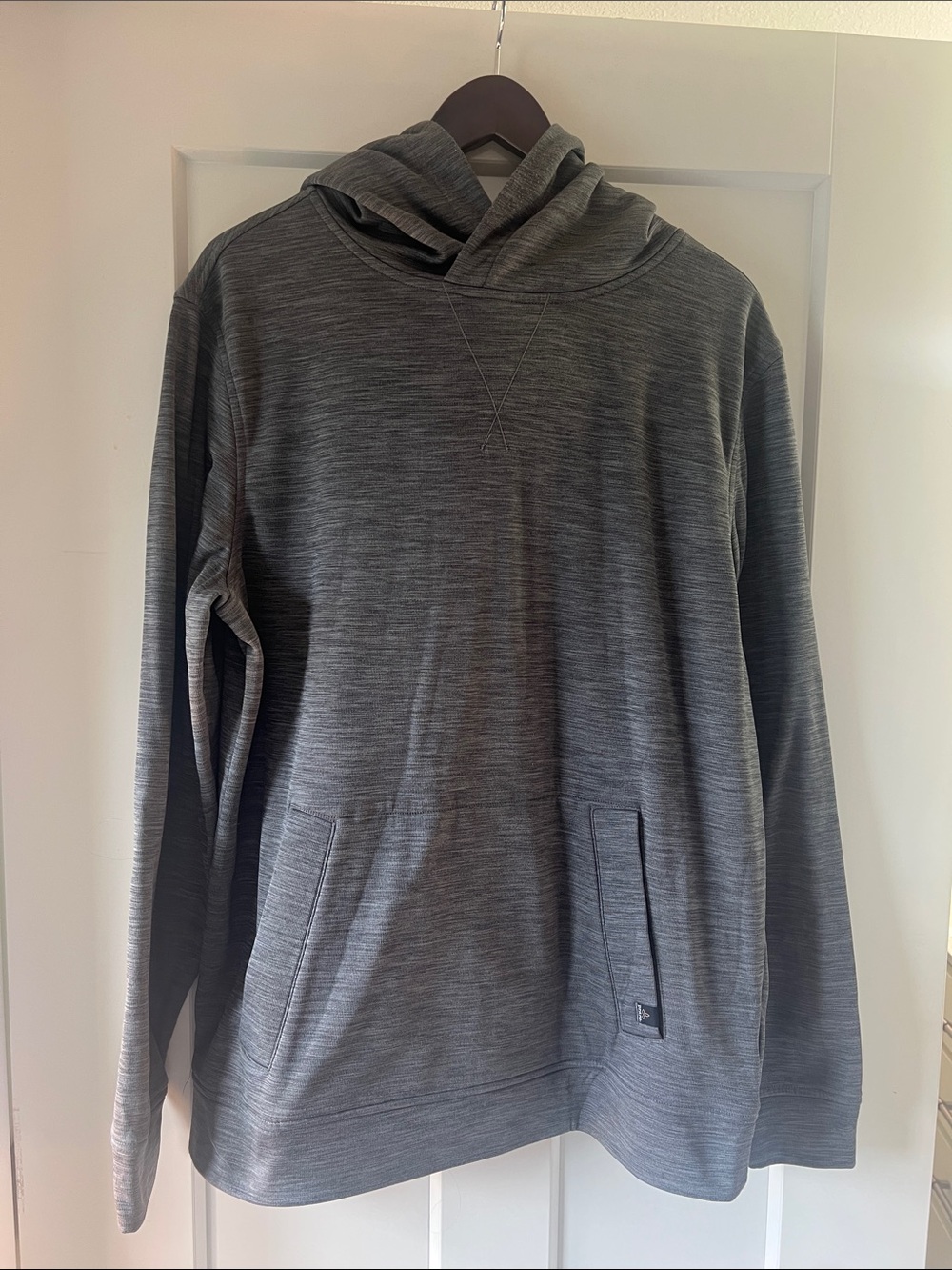 Prana Charcoal Gray Pullover Hoodie